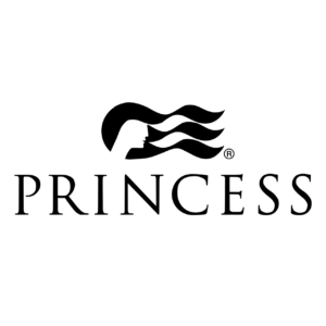 Princess Cruise Lines logo - grayscale