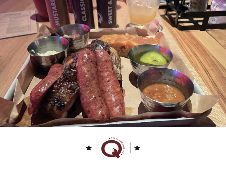Q Texas Smokehouse BBQ Norwegian Cruise Line menu 2025