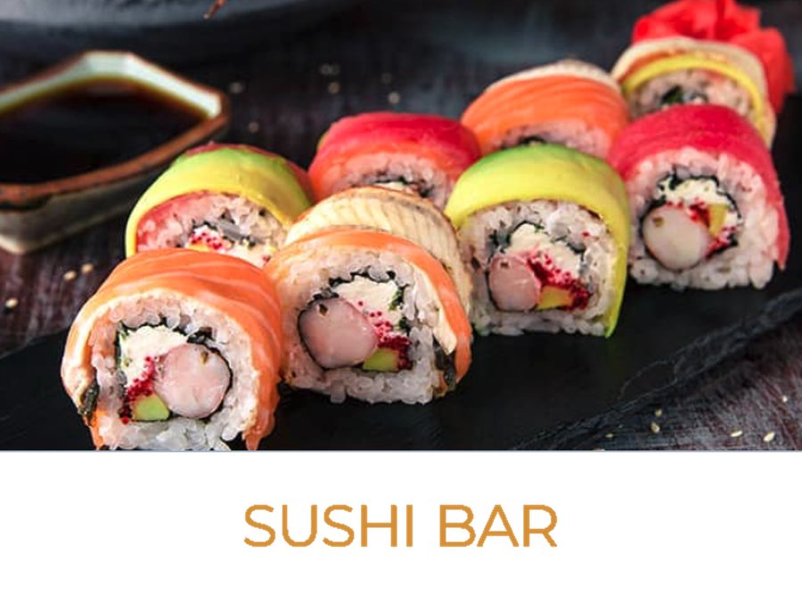 Sushi Bar Norwegian Cruise Line menu 2026
