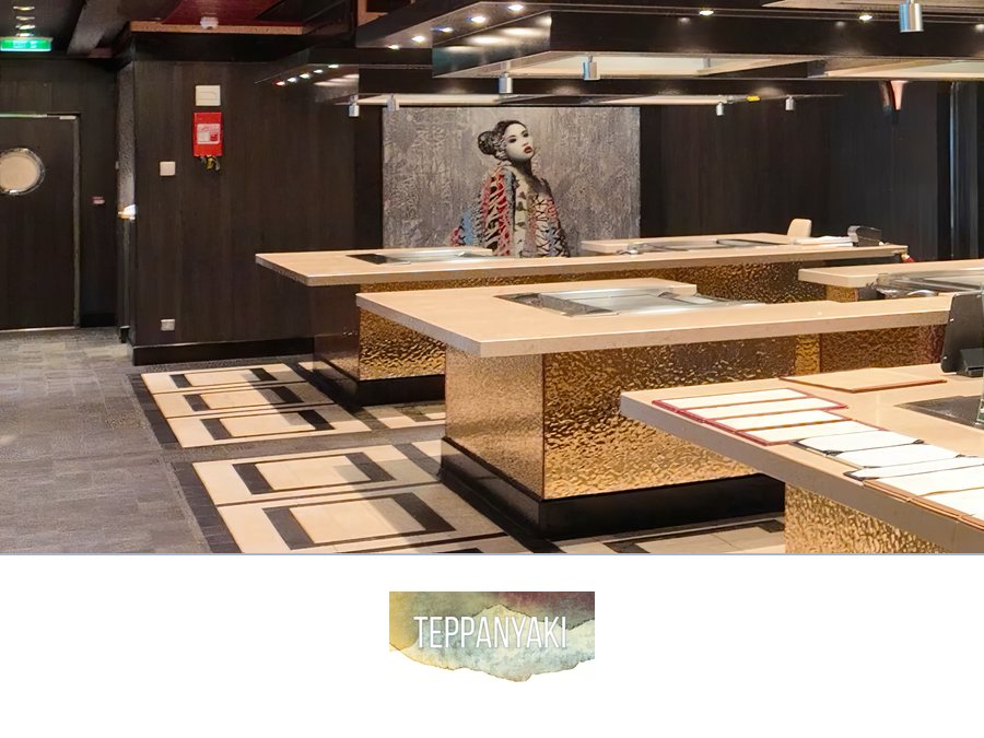 Teppanyaki hibachi restaurant NCL Norwegian Cruise Line